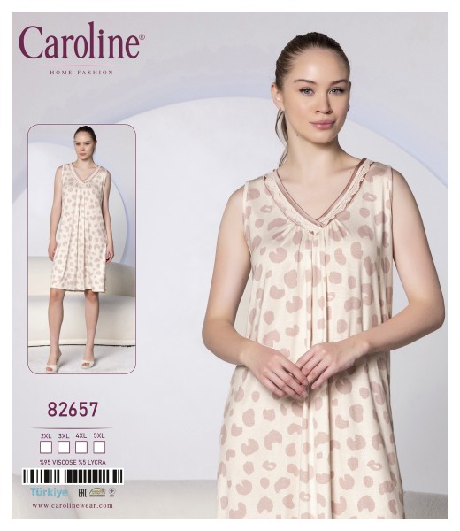 Caroline 82657 ночная рубашка 2XL, 3XL, 4XL, 5XL