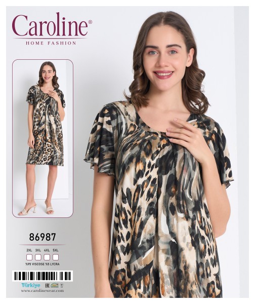Caroline 86987 ночная рубашка 2XL, 3XL, 4XL, 5XL