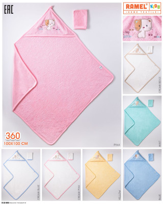 Ramel 360 полотенце с варежкой 100*100