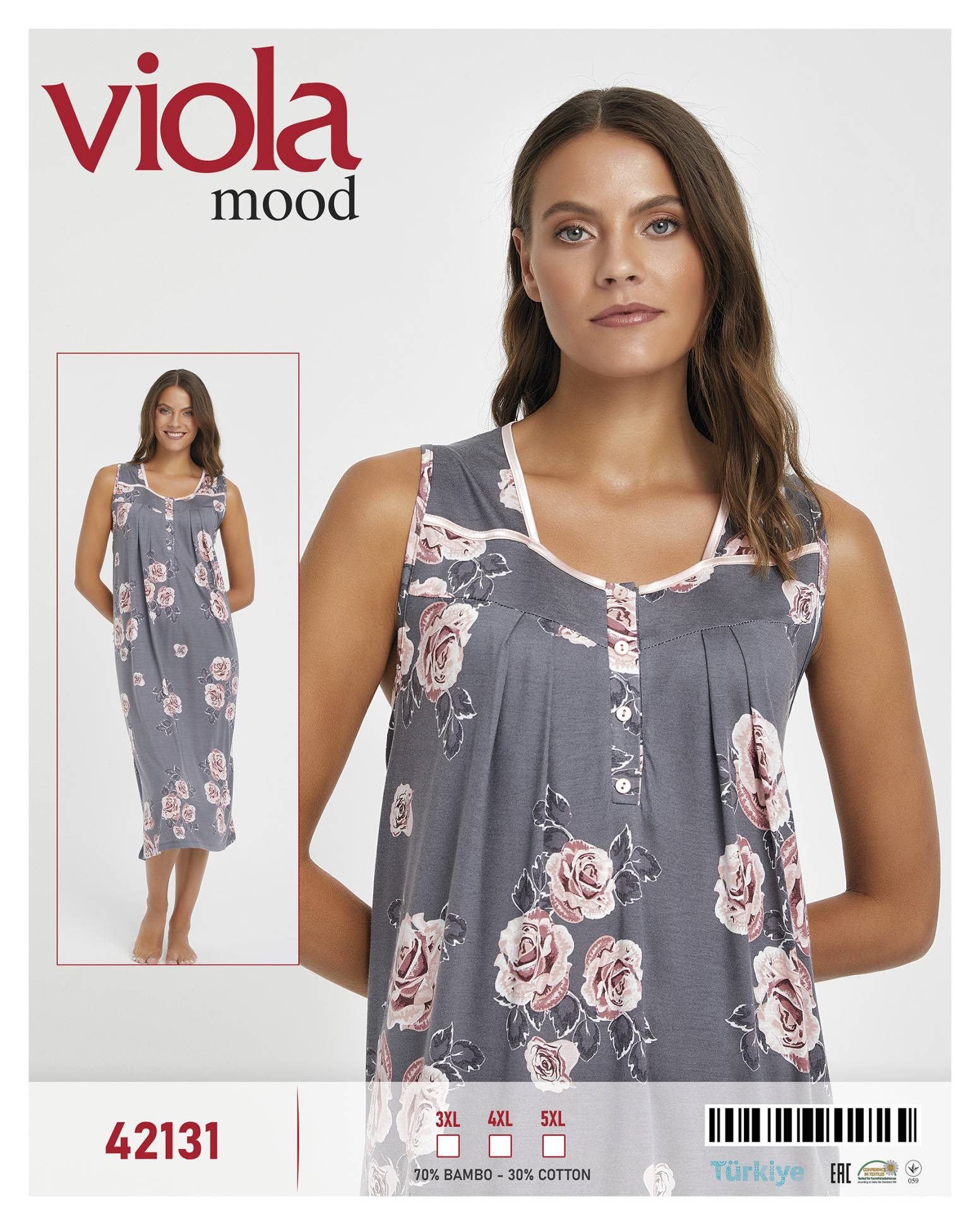 Viola 42131 ночная рубашка 4XL