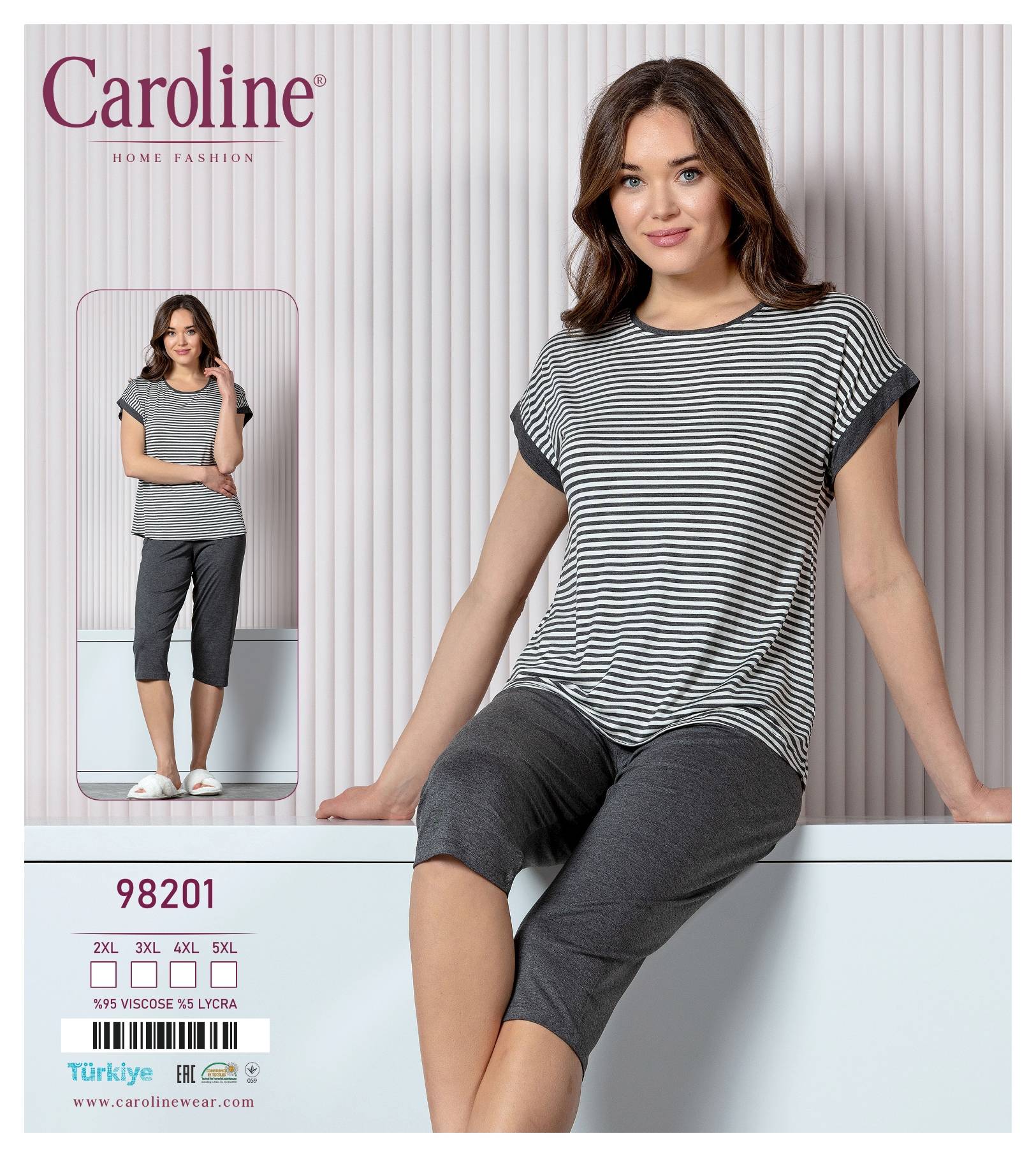 Caroline 98201 пижама 3XL, 4XL