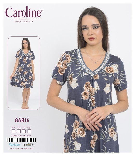 Caroline 86816 ночная рубашка 4XL