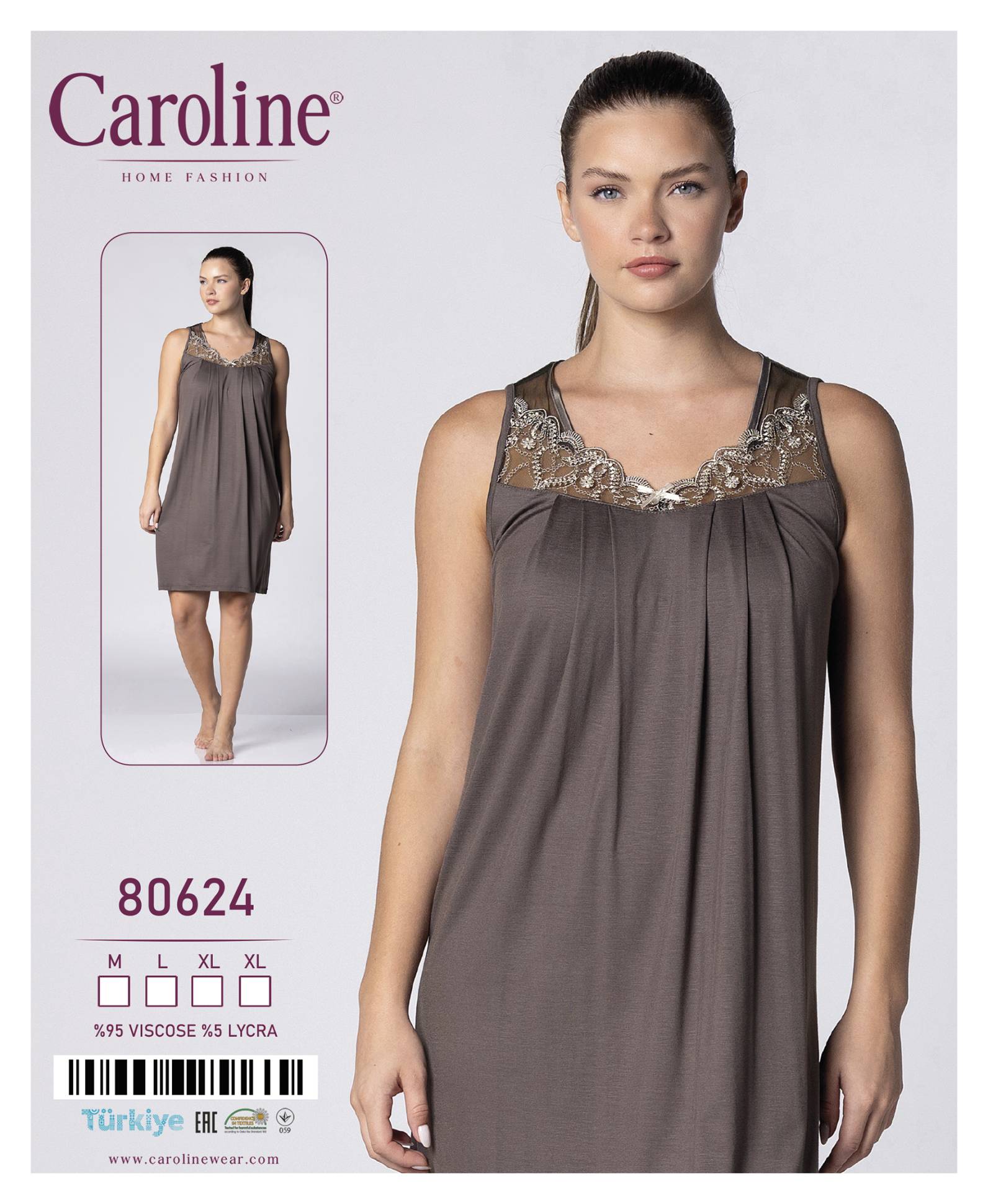 Caroline 80624 ночная рубашка M