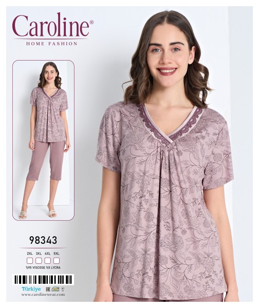 Caroline 98343 пижама 2XL, 3XL, 4XL, 5XL