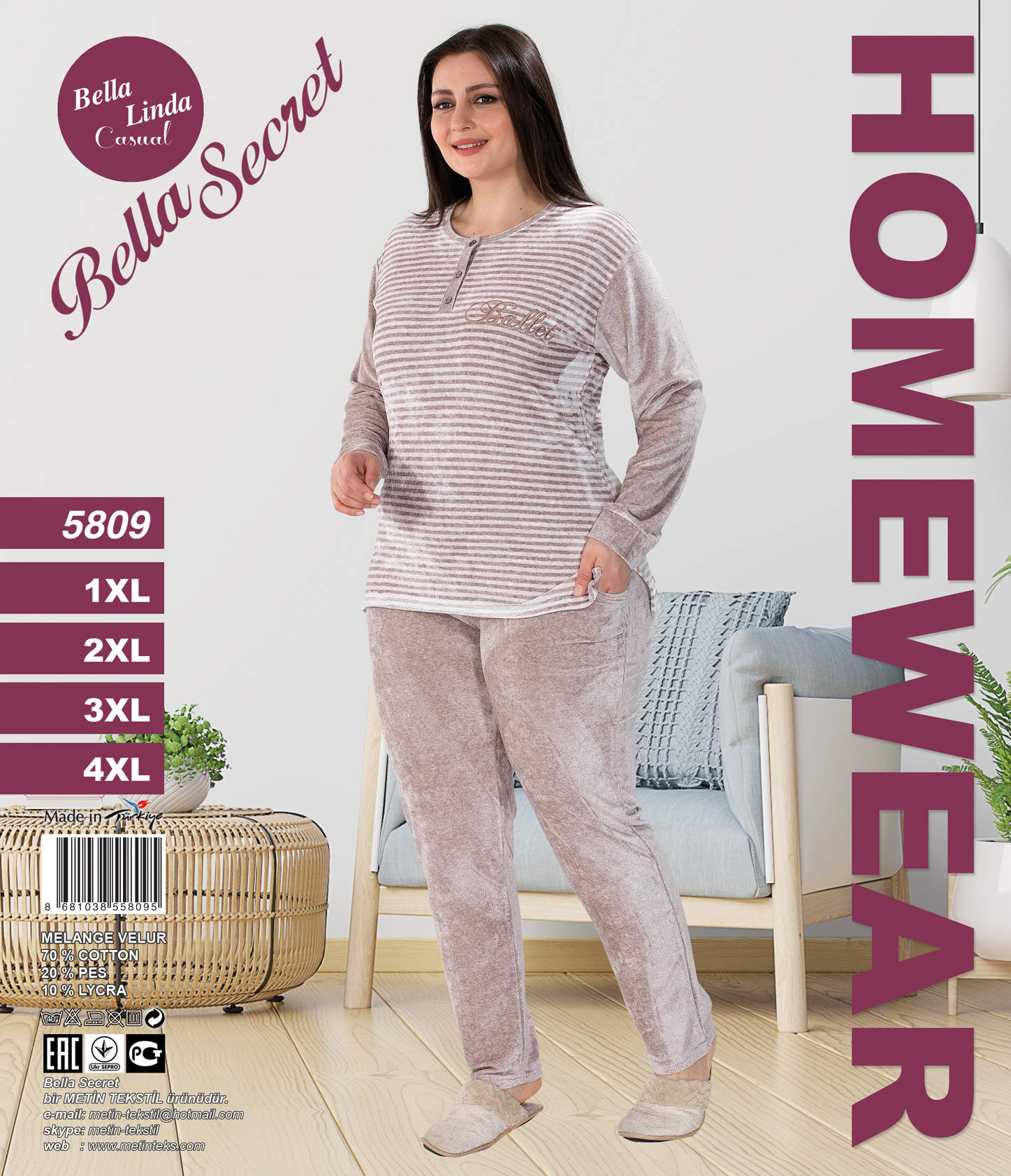 Metin 5809 костюм 2XL, 3XL