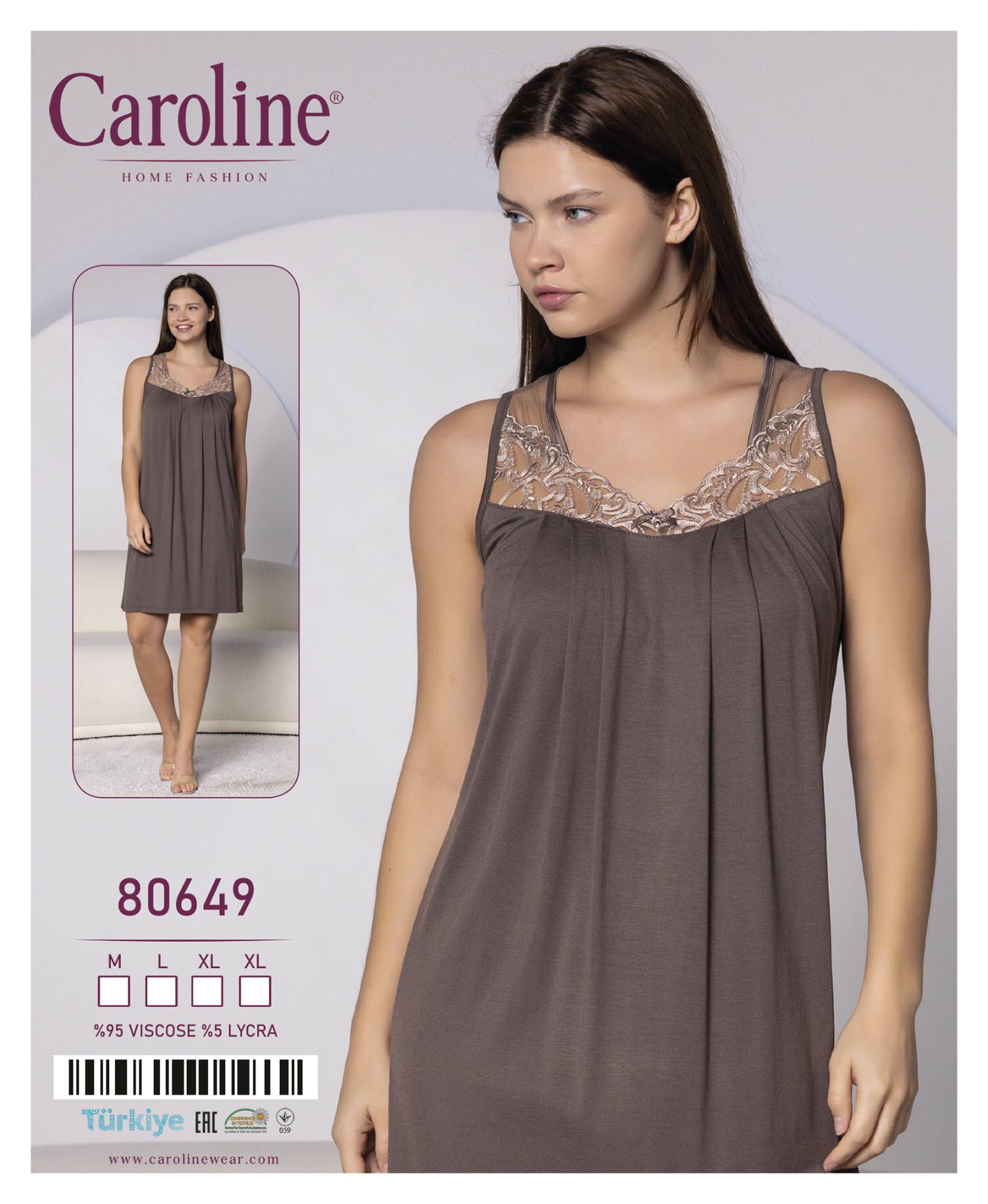 Caroline 80649 ночная рубашка XL