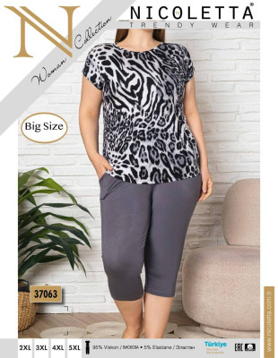 Nicoletta 37063 пижама 2XL, 3XL, 4XL, 5XL