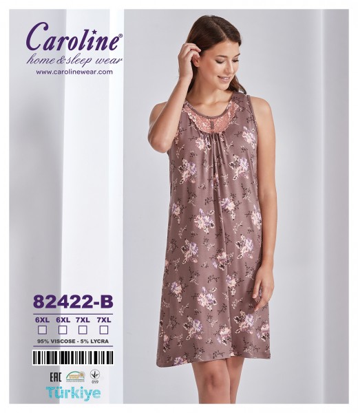 Caroline 82422-B ночная рубашка 6XL, 7XL