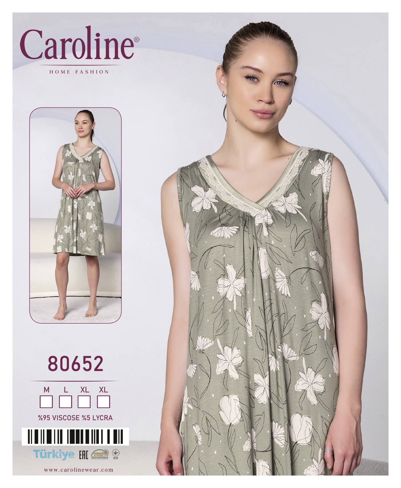 Caroline 80652 ночная рубашка XL