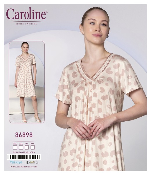 Caroline 86898 ночная рубашка 2XL, 3XL, 4XL, 5XL