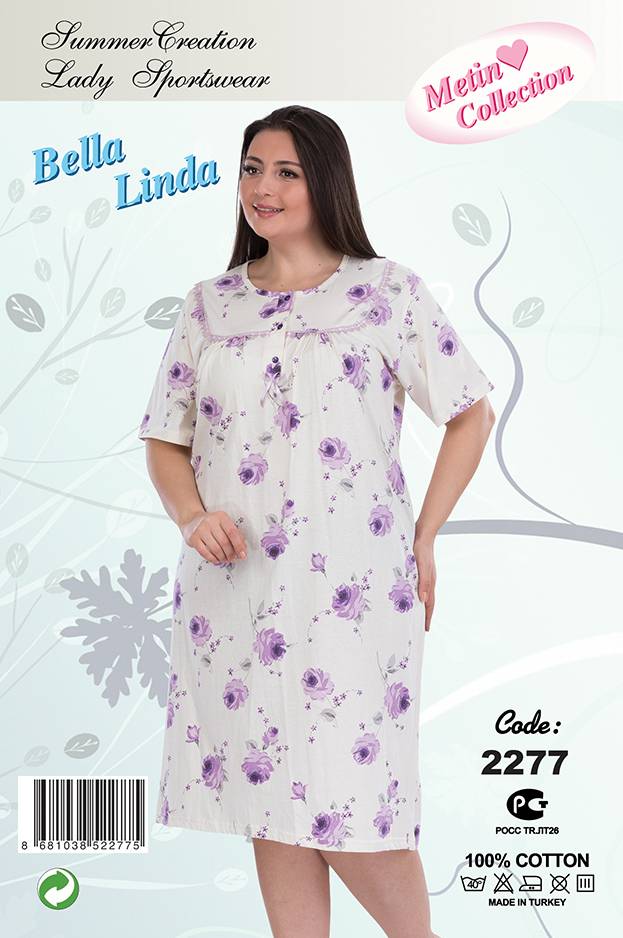 Metin 2277 ночная рубашка 1XL