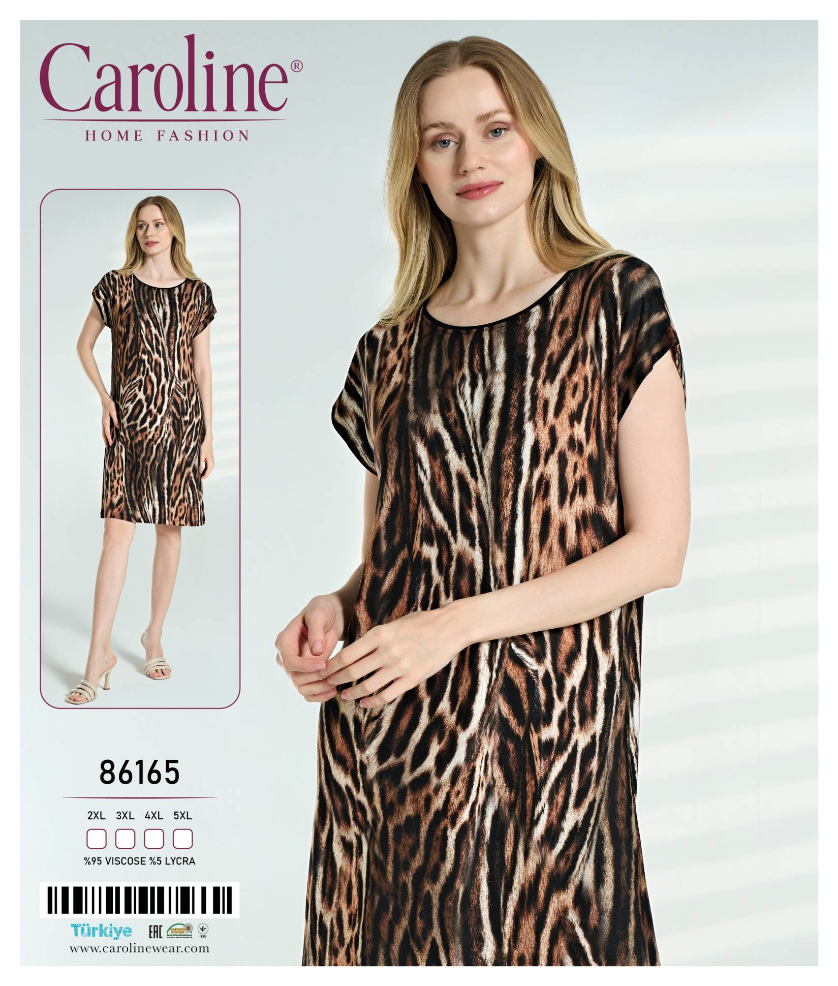 Caroline 86165 ночная рубашка 2XL