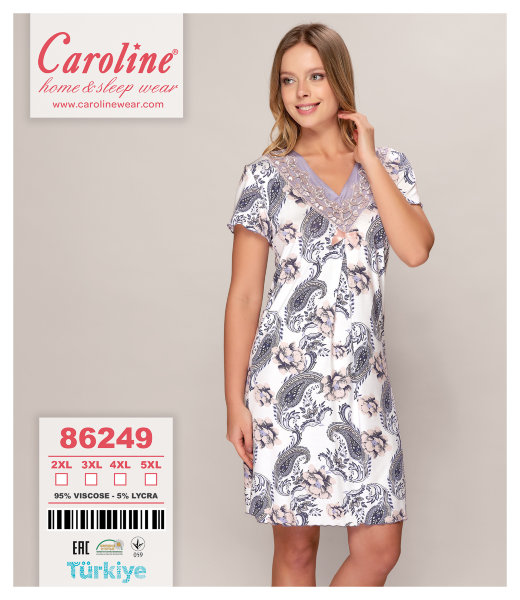 Caroline 86249 ночная рубашка 2XL, 3XL, 4XL, 5XL