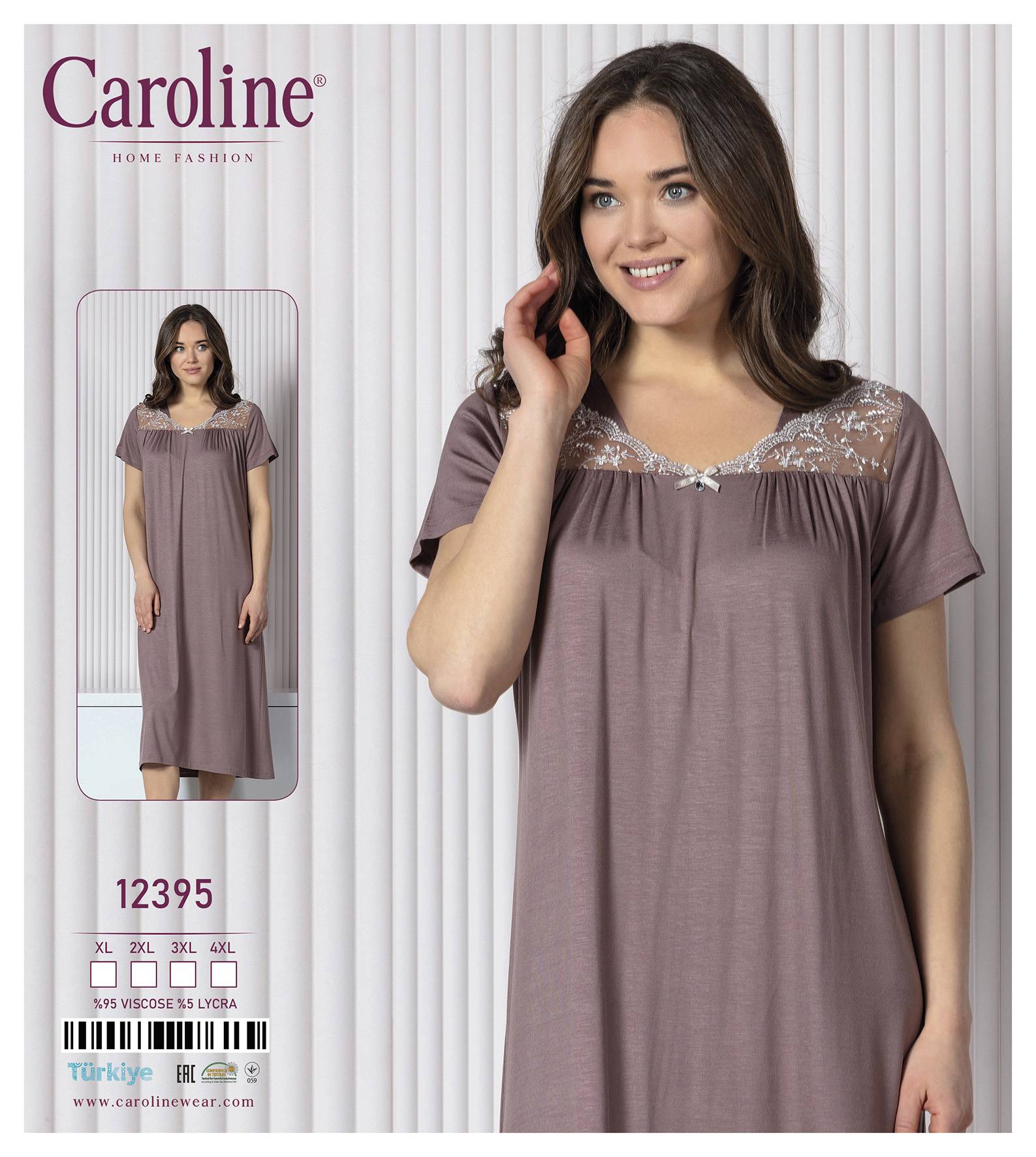 Caroline 12395 ночная рубашка 2XL