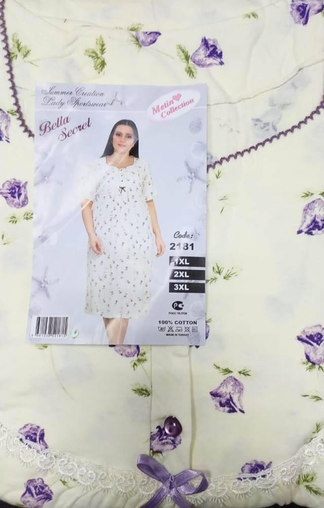 Metin 2181 ночная рубашка 1XL, 2XL, 3XL