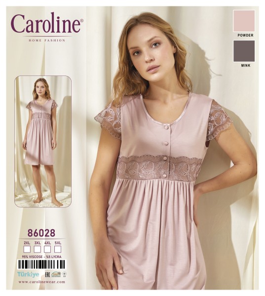 Caroline 86028 ночная рубашка 4XL