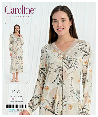 Caroline 14137 ночная рубашка XL, 2XL, 3XL, 4XL
