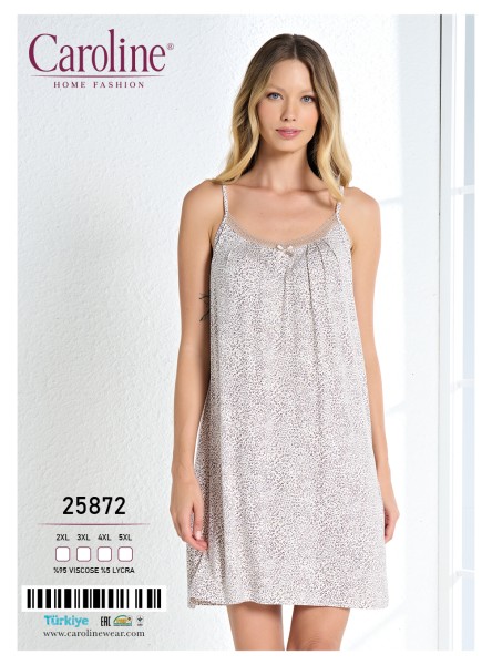 Caroline 25872 ночная рубашка 2XL, 3XL, 4XL, 5XL
