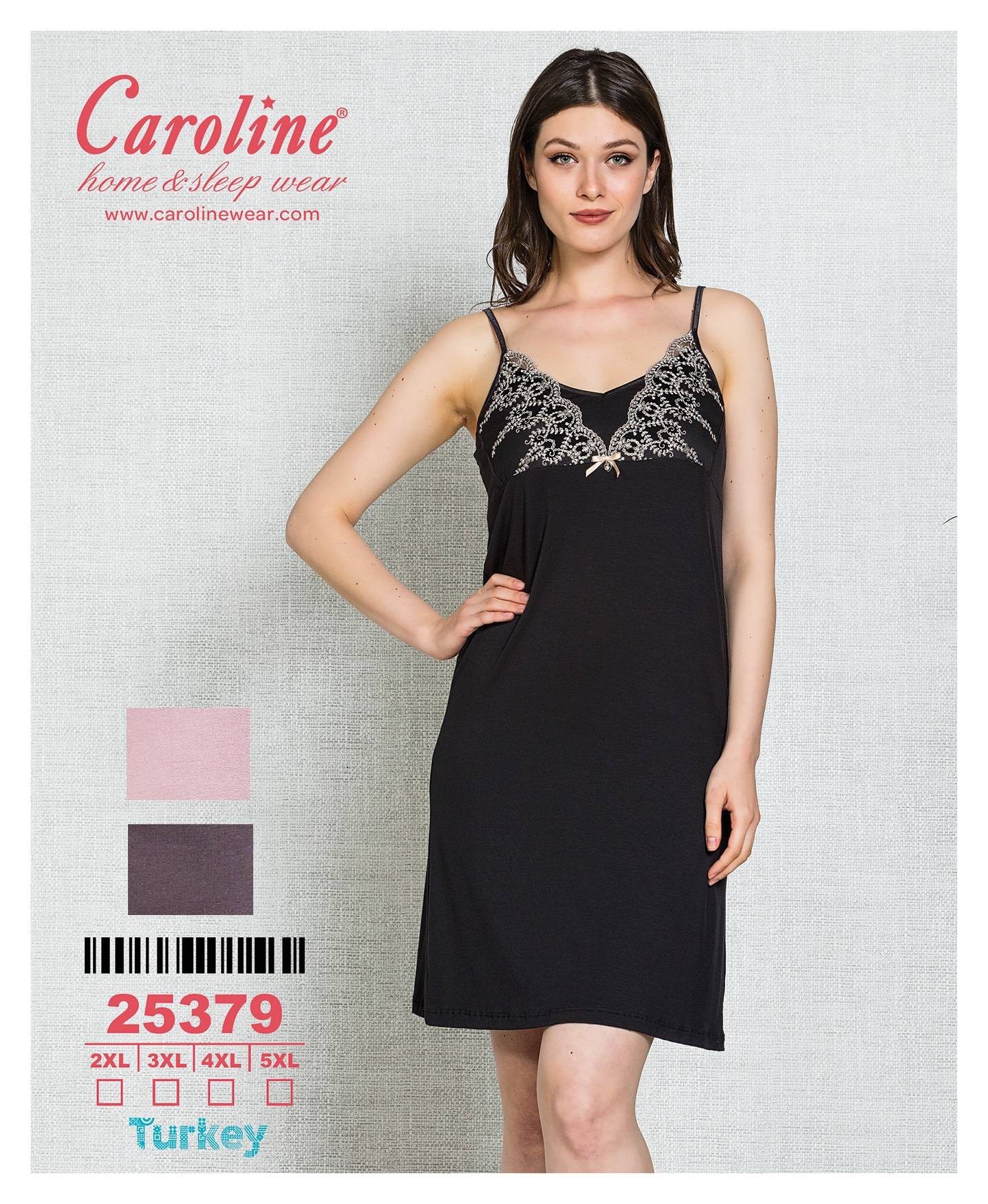 Caroline 25379 ночная рубашка 4XL