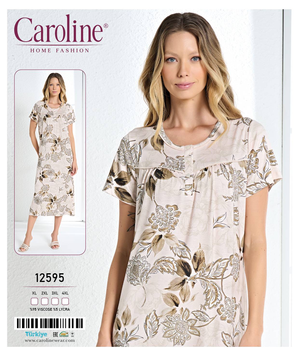 Caroline 12595 ночная рубашка XL