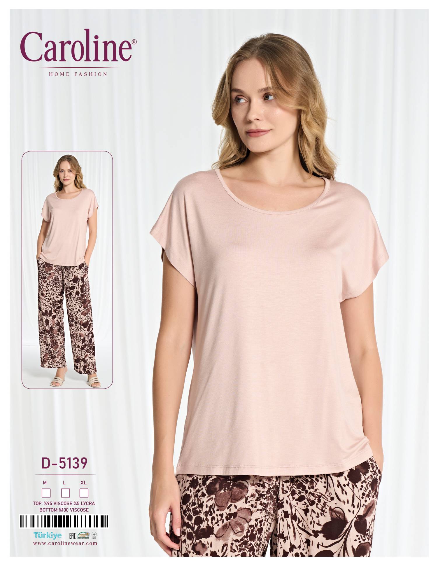 Caroline D-5139 пижама M, L, XL