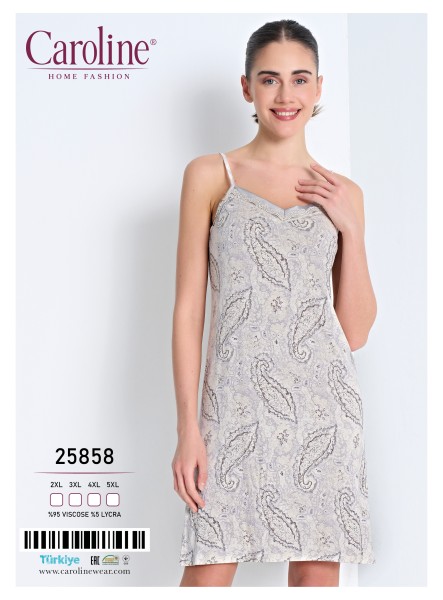 Caroline 25858 ночная рубашка 2XL, 3XL, 4XL, 5XL