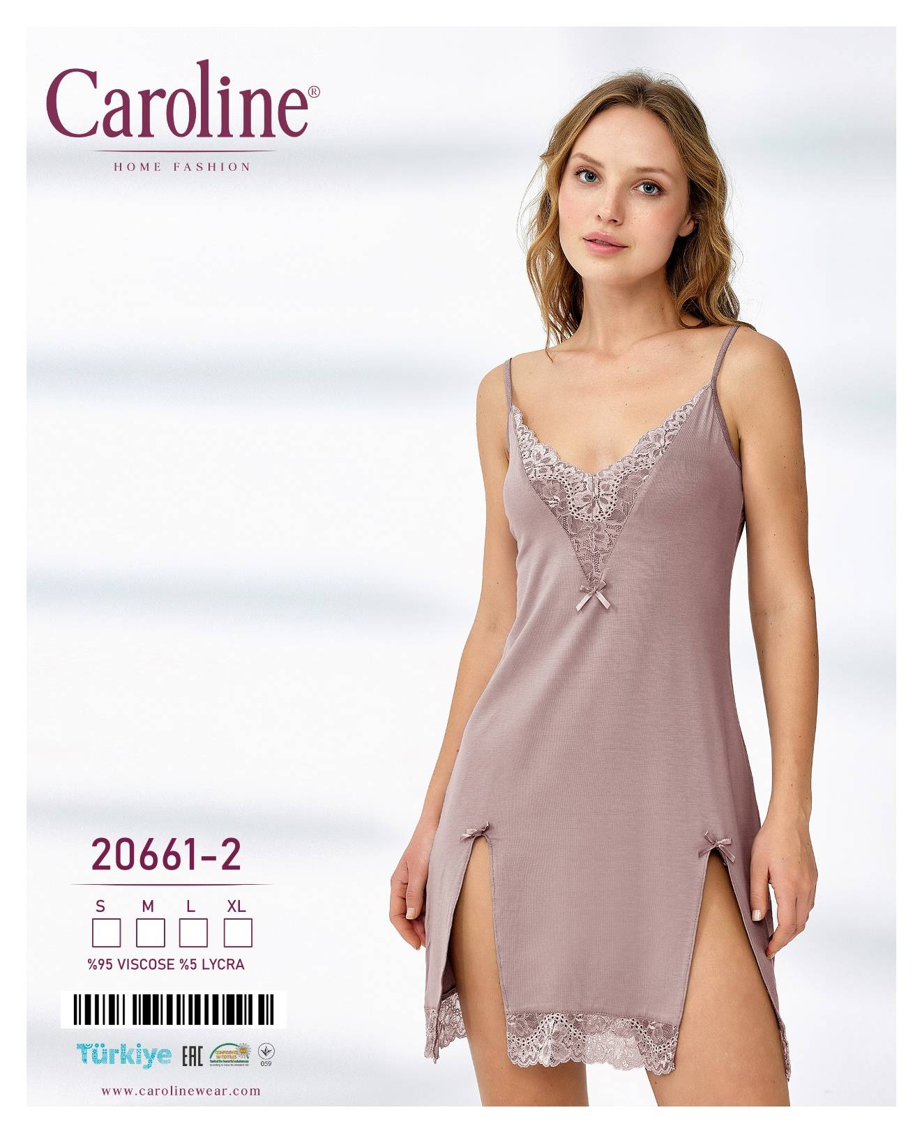 Caroline 20661 ночная рубашка L