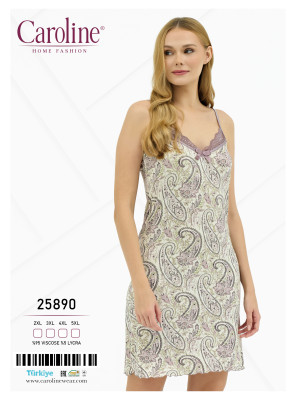 Caroline 25890 ночная рубашка 2XL, 3XL, 4XL, 5XL