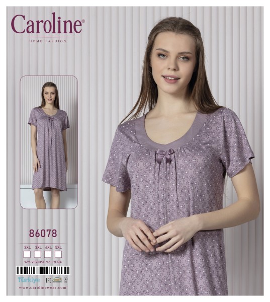 Caroline 86078 ночная рубашка 2XL, 3XL, 4XL, 5XL
