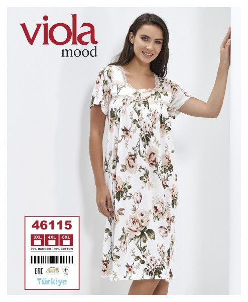 Viola 46115 ночная рубашка 3XL, 4XL, 5XL