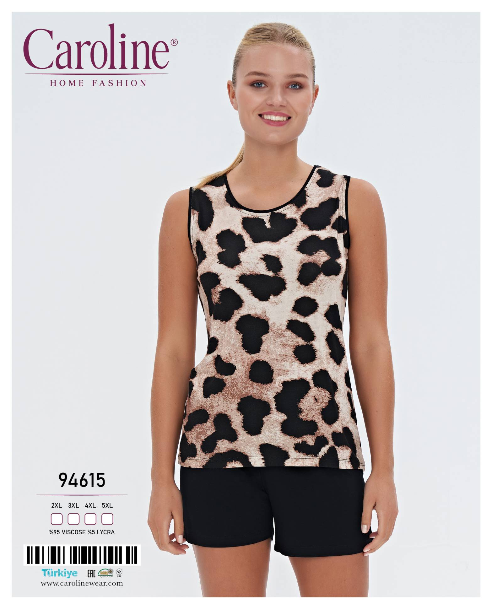 Caroline 94615 пижама 4XL, 5XL