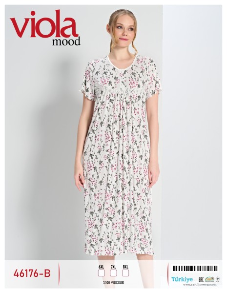 Viola 46176-B ночная рубашка 7XL, 8XL