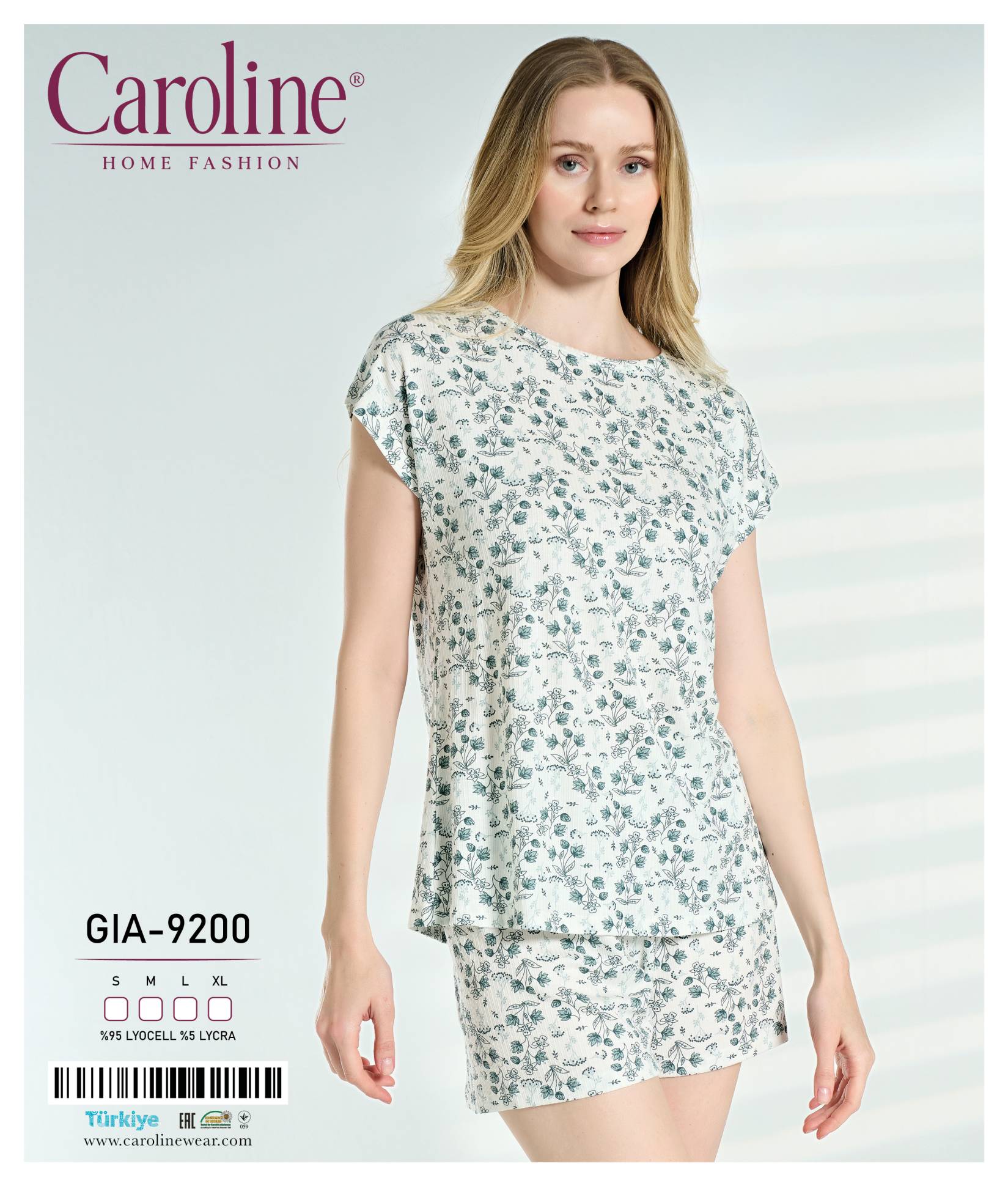 Caroline GIA-9200 пижама S, M, L, XL