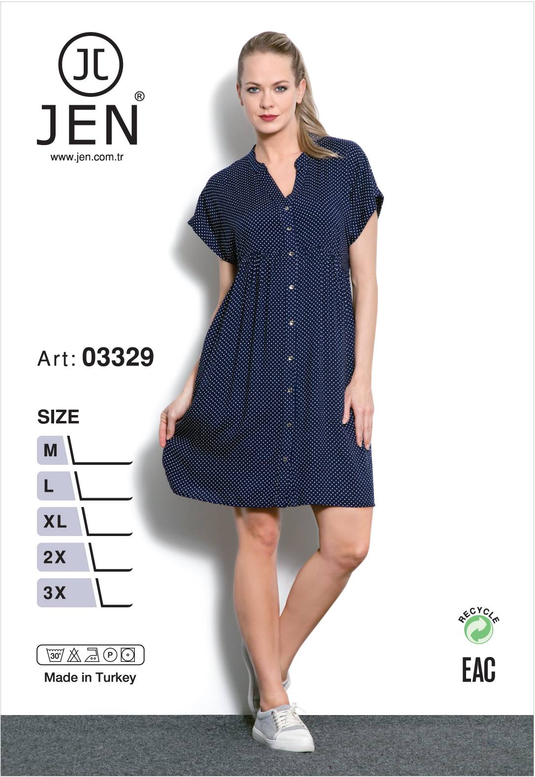 Jen 03329 халат M, L