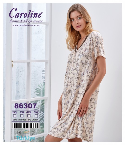 Caroline 86307 ночная рубашка 5XL