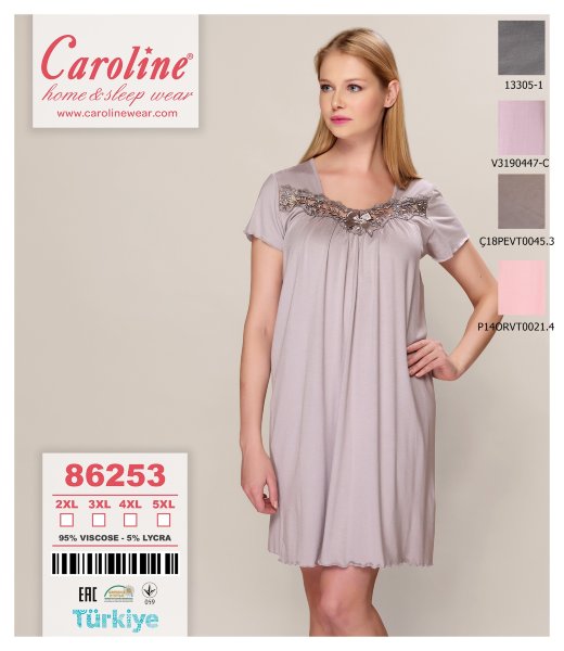 Caroline 86253 ночная рубашка 2XL, 3XL, 4XL, 5XL