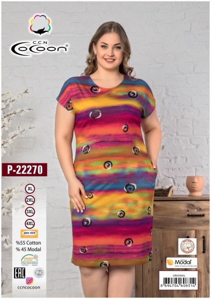 COCOON 22270 платье 2XL, 3XL, 4XL