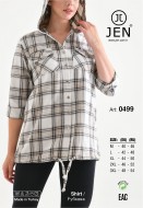 Jen 0499 рубашка M, L, XL, 2XL, 3XL