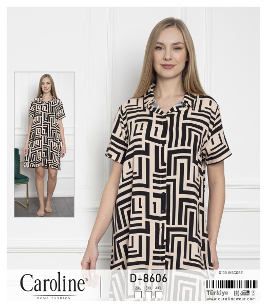 Caroline D-8606 халат 2XL, 3XL, 4XL