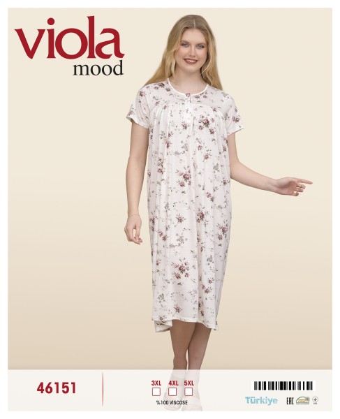 Viola 46151 ночная рубашка 3XL, 4XL, 5XL