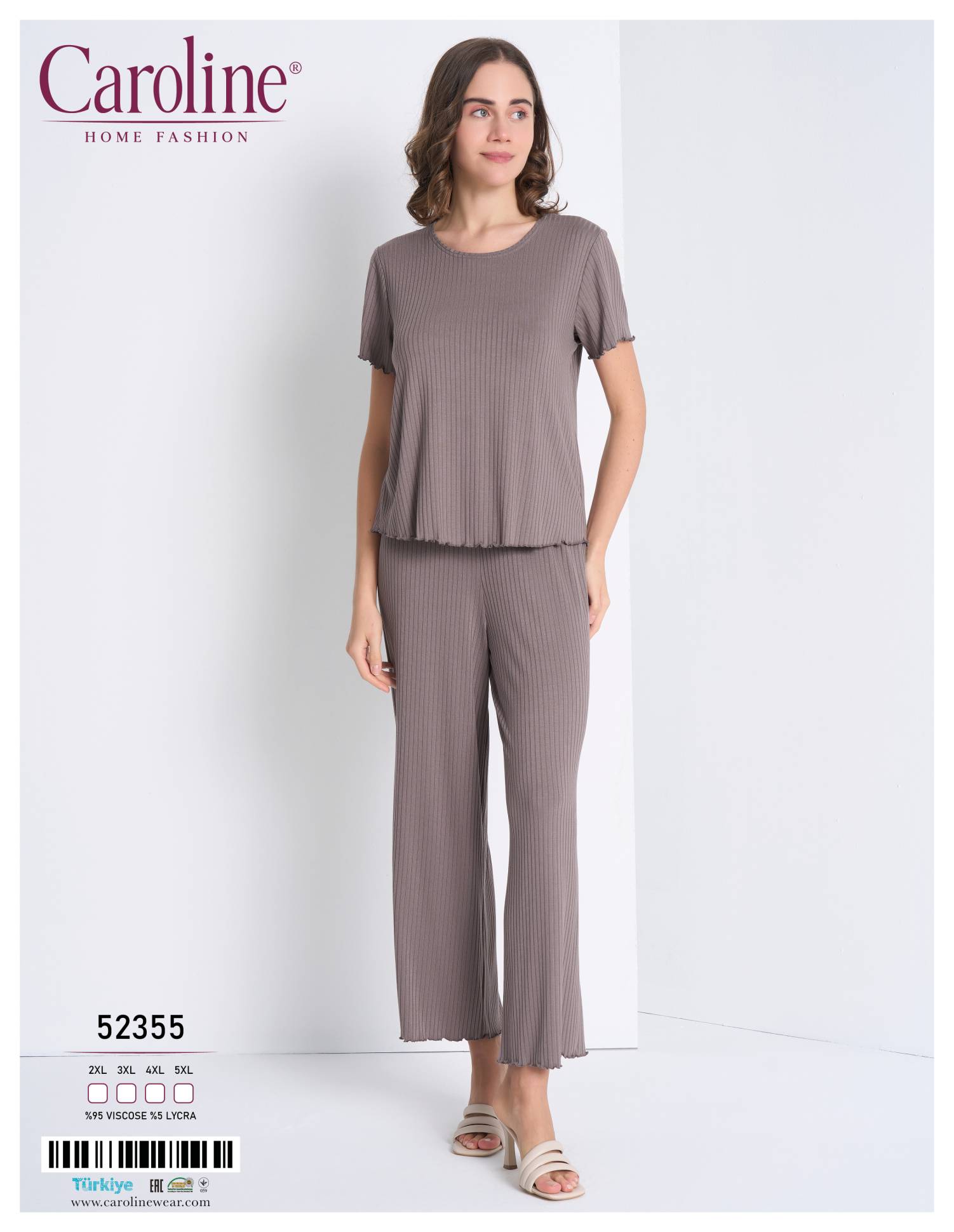 Caroline 52355 пижама 2XL, 3XL, 4XL, 5XL