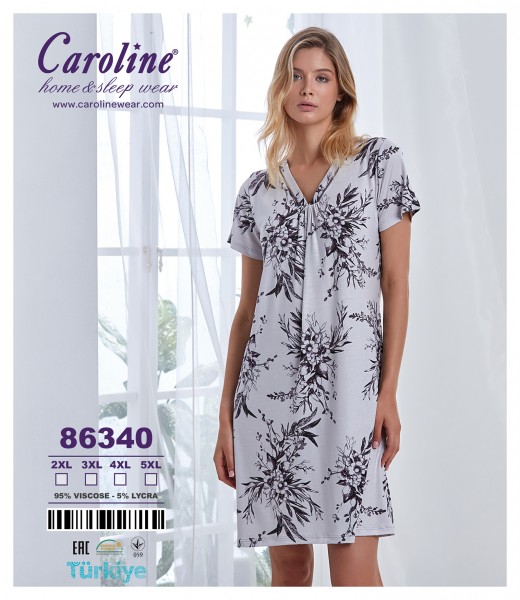 Caroline 86340 ночная рубашка 2XL, 3XL, 4XL, 5XL