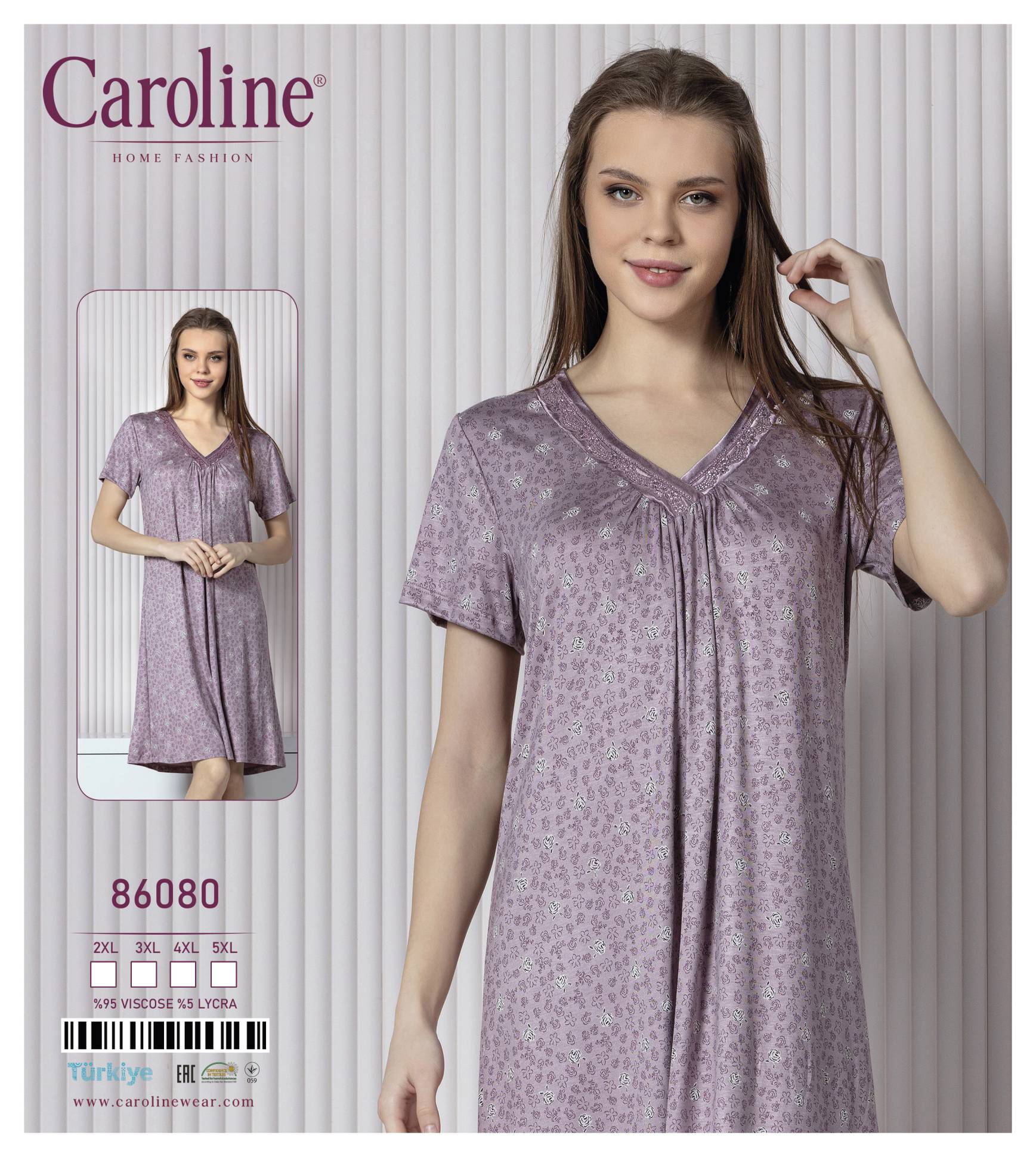 Caroline 86080 ночная рубашка 2XL