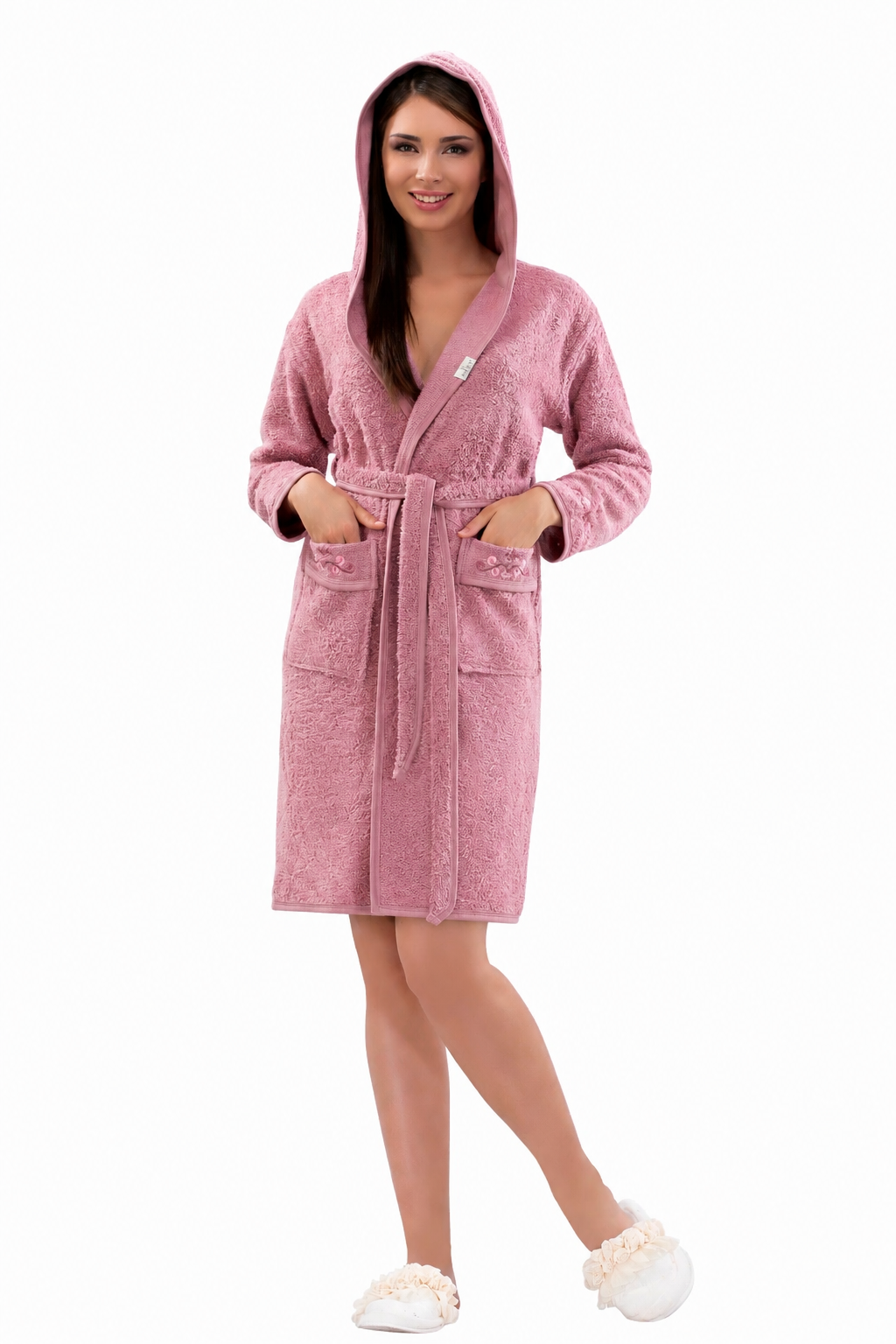 Ramel 419 халат женский с вышивкой S, M, L, XL