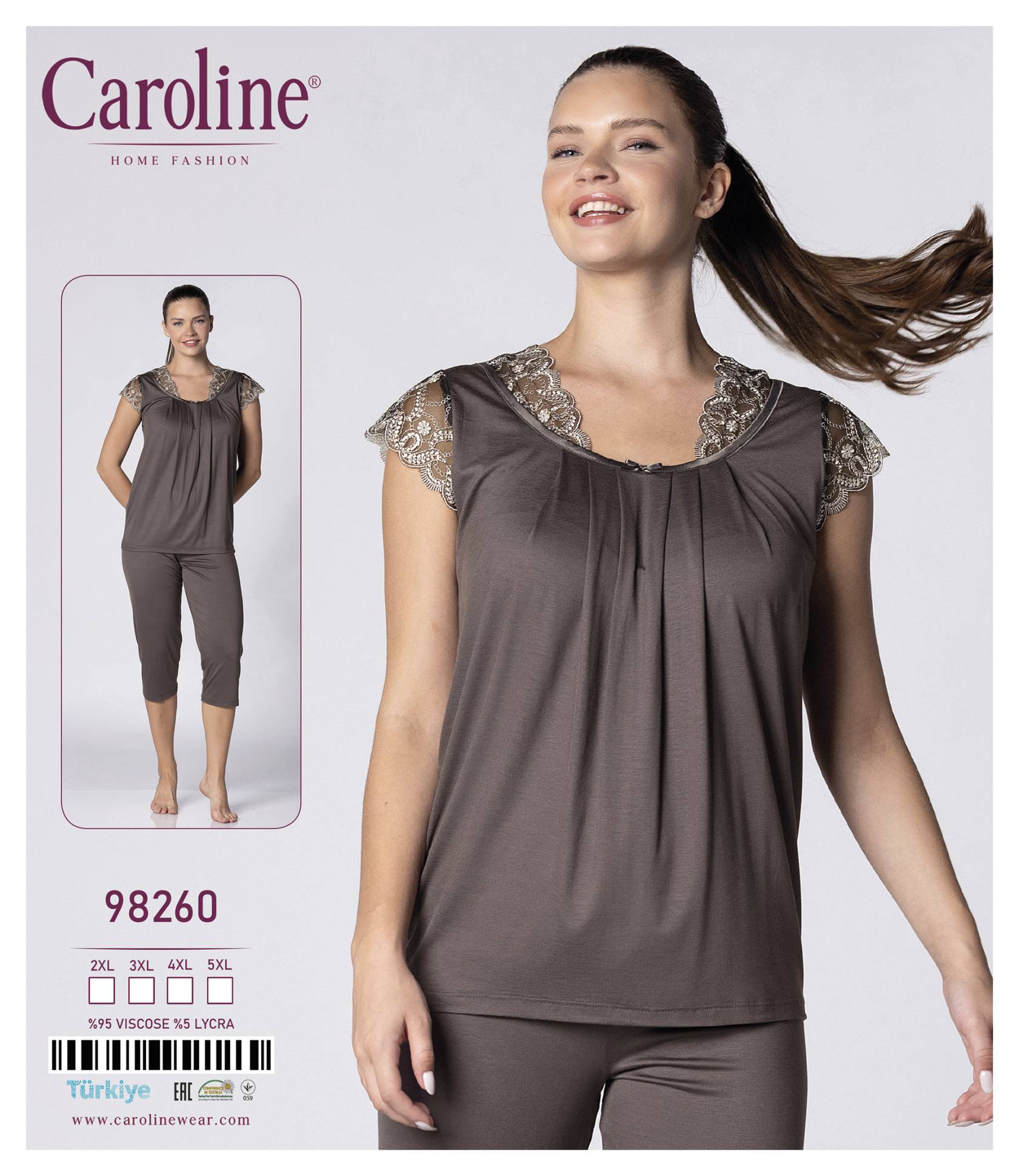 Caroline 98260 пижама 4XL