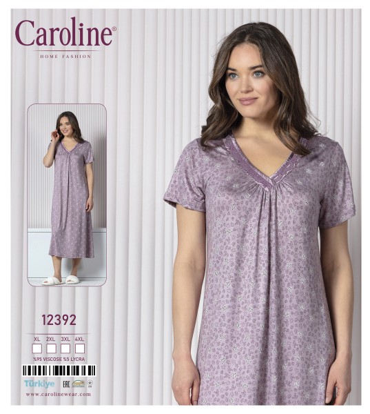 Caroline 12392 ночная рубашка XL, 2XL, 3XL, 4XL