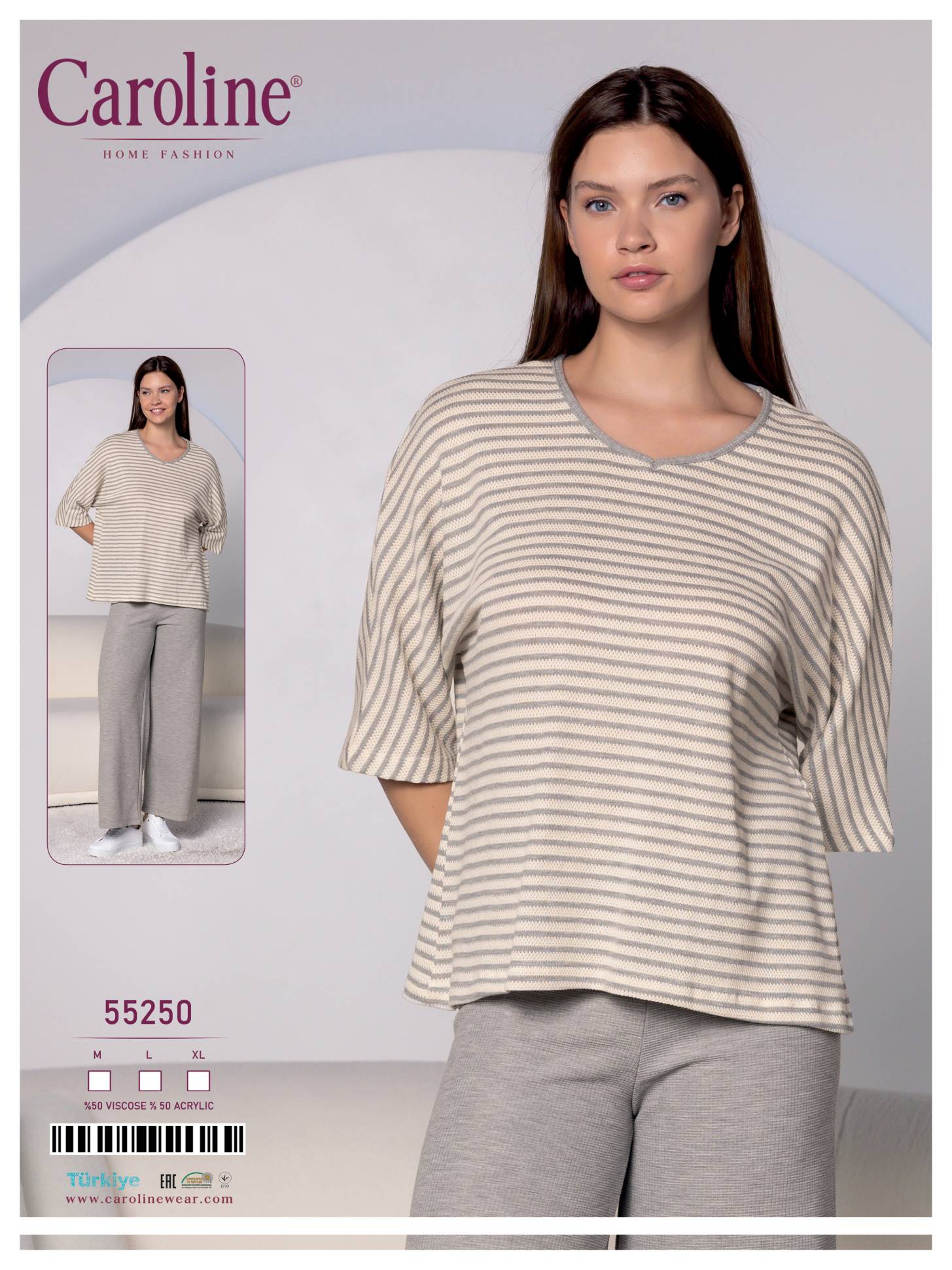 Caroline 55250 пижама M, L, XL