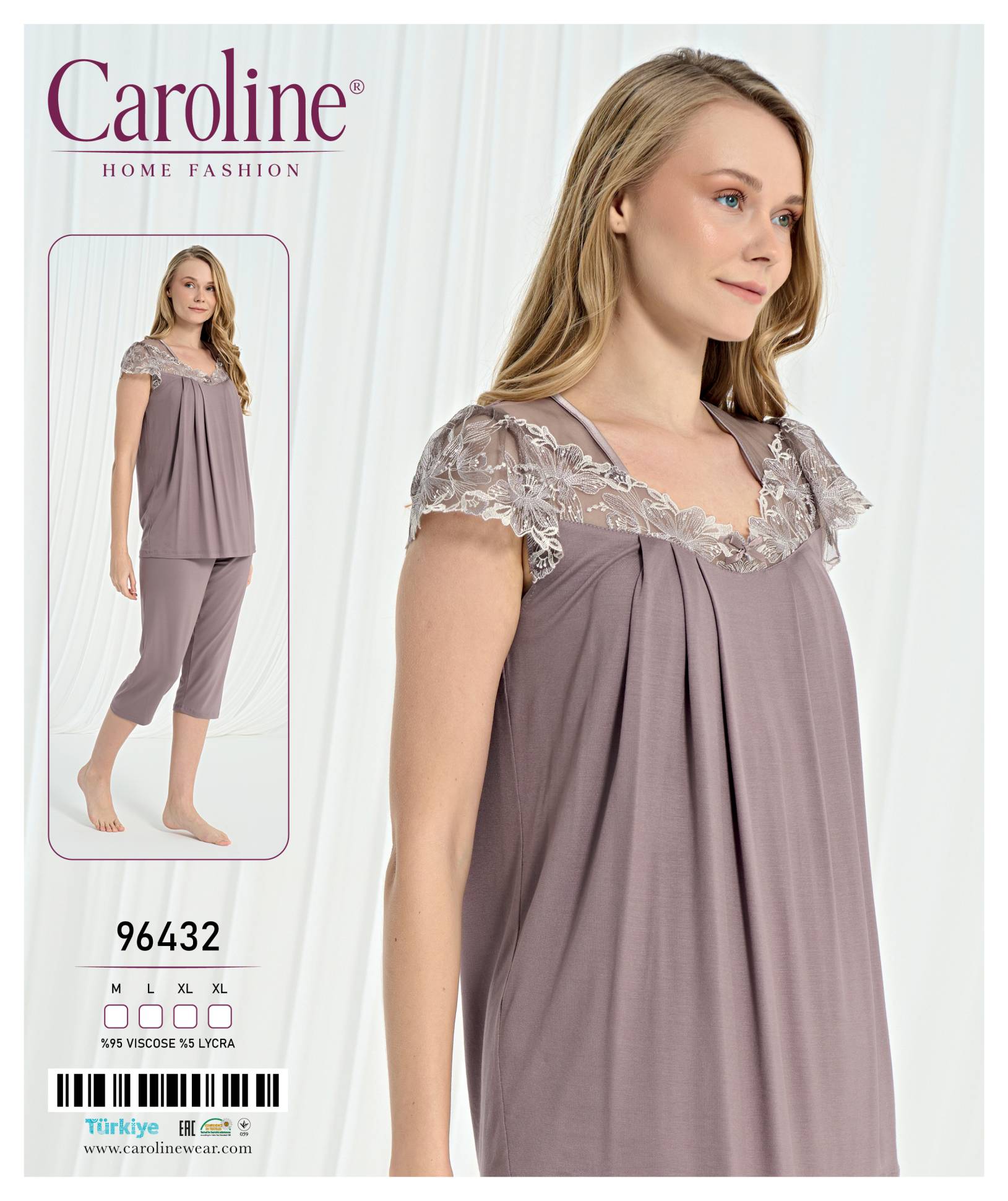 Caroline 96432 пижама M, L, XL, XL
