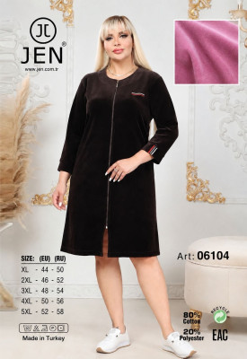 Jen 06104 халат XL, 2XL, 3XL, 4XL, 5XL
