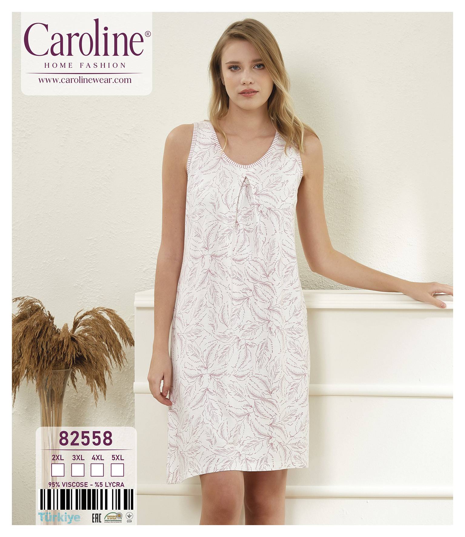 Caroline 82558 ночная рубашка 3XL, 4XL, 5XL